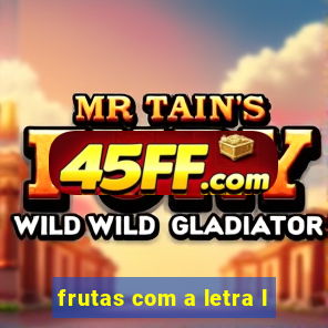 frutas com a letra l